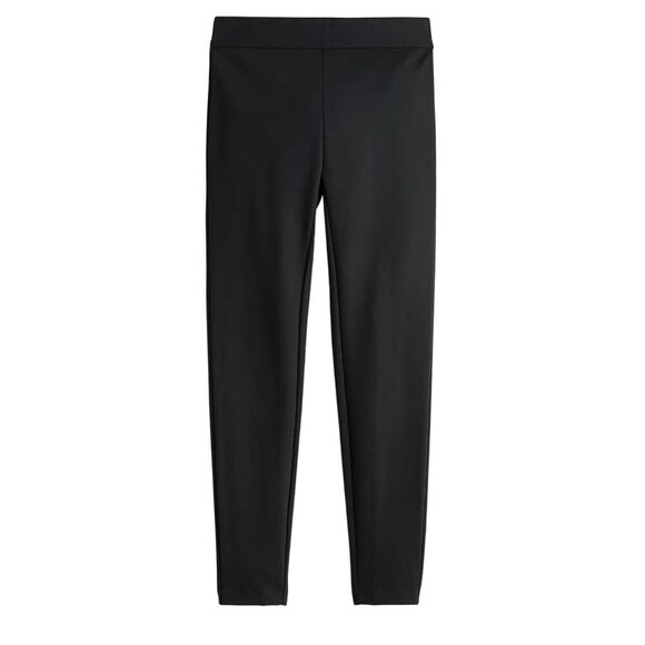 J.CREW PIXIE Pant Leggings in Stretch Ponte BLACK Size 6R - Picture 3 of 7